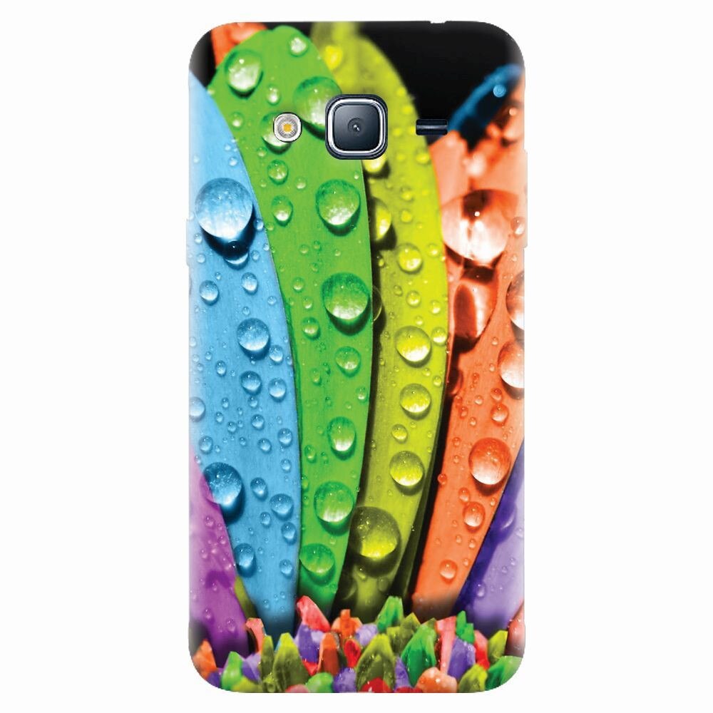 Husa silicon pentru Samsung Galaxy J7 2015, Colorful Daisy Petals