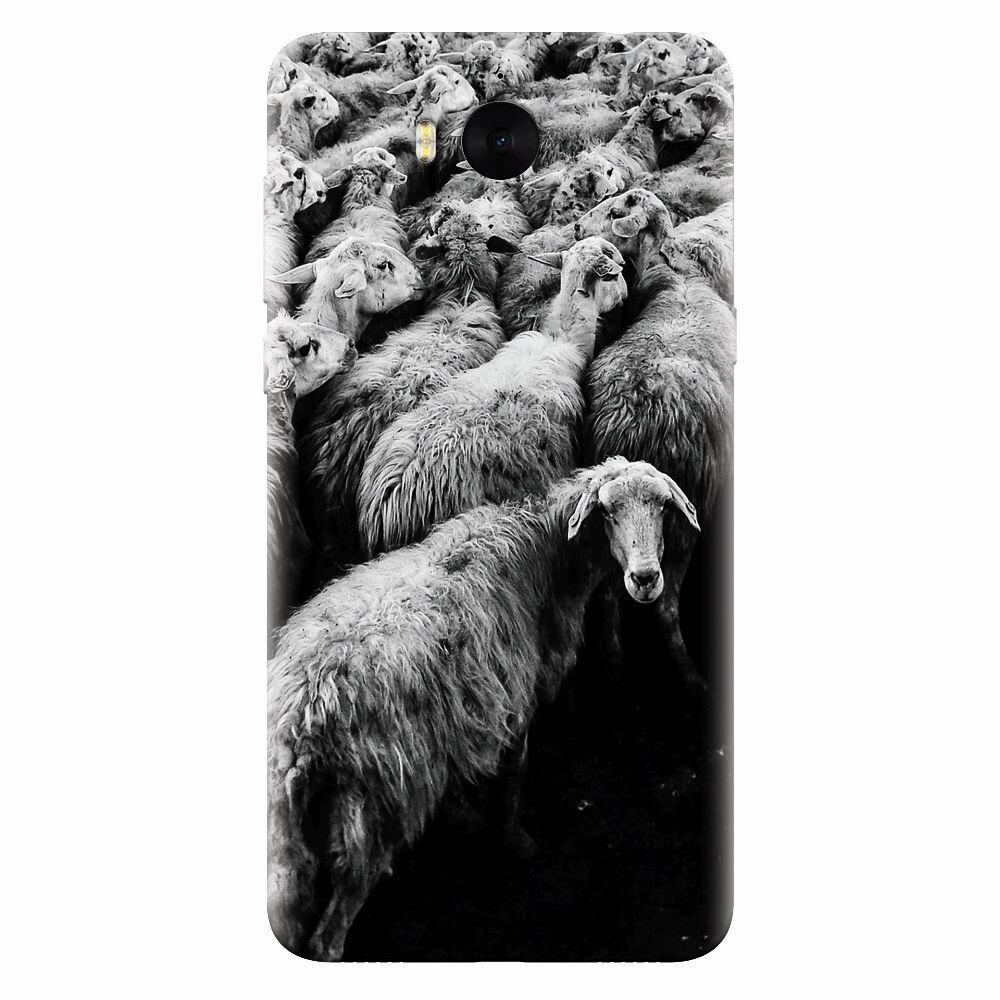 Husa silicon pentru Huawei Y5 2017, Sheep