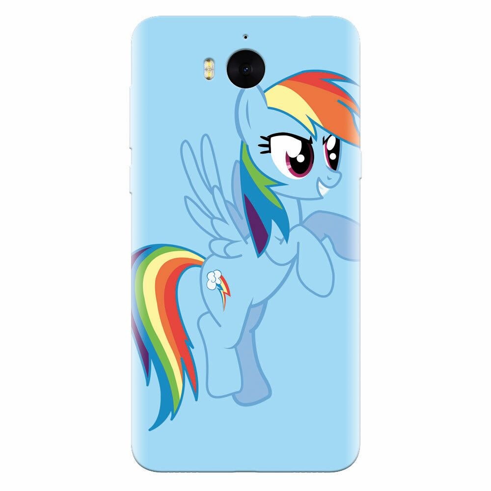 Husa silicon pentru Huawei Y6 2017, Rainbow Dash