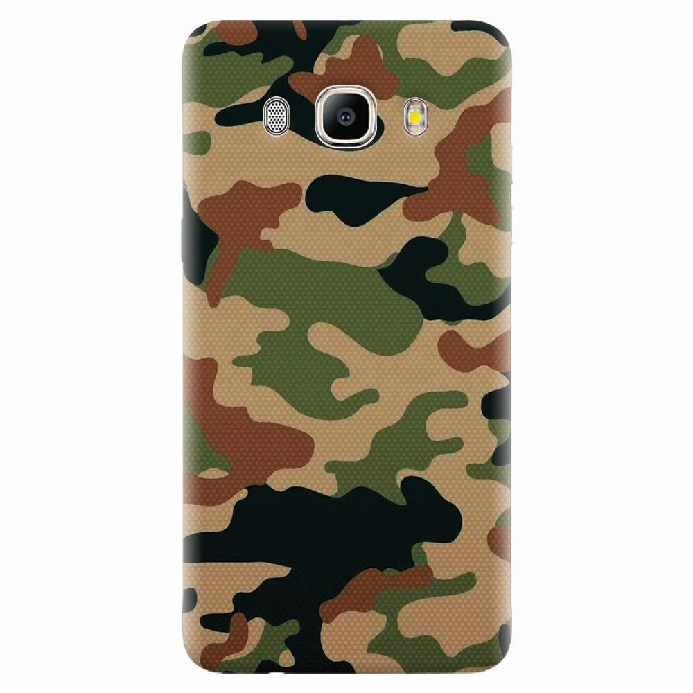 Husa silicon pentru Samsung Galaxy J7 2016, Camuflaj