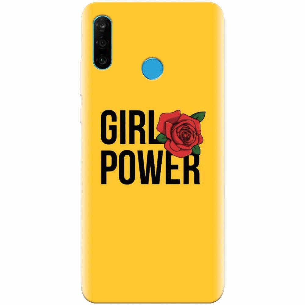 Husa silicon pentru Huawei P30 Lite, Girl Power