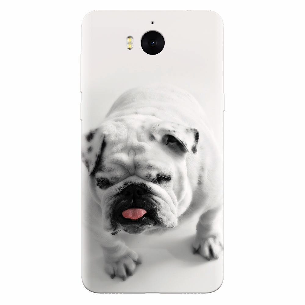 Husa silicon pentru Huawei Y6 2017, Pretty Doggy