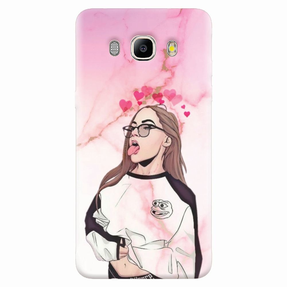 Husa silicon pentru Samsung Galaxy J7 2016, Bad Girl
