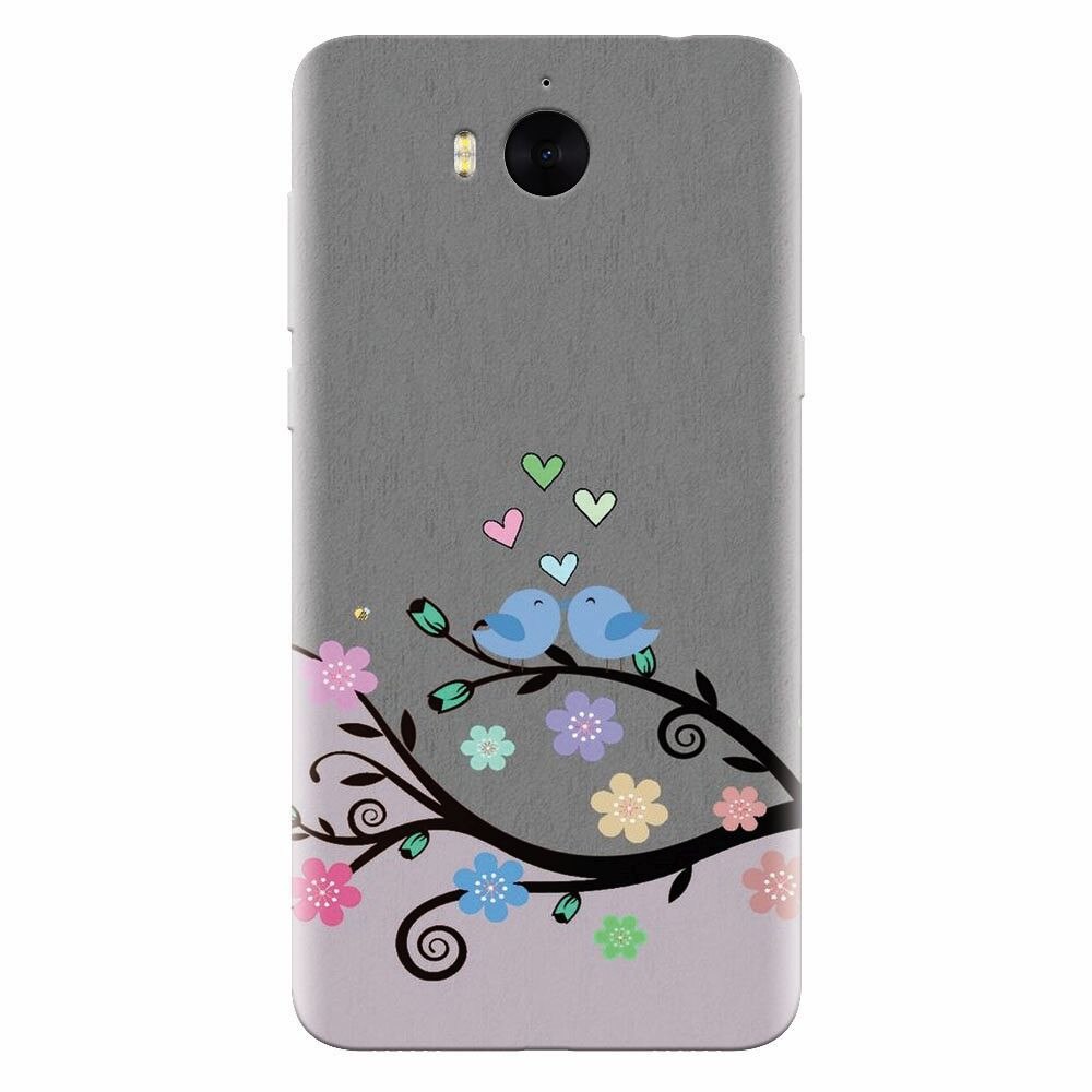 Husa silicon pentru Huawei Y5 2017, Bird Love