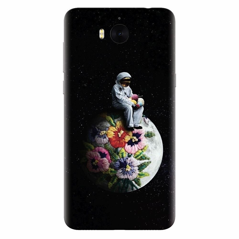 Husa silicon pentru Huawei Y6 2017, Astronaut