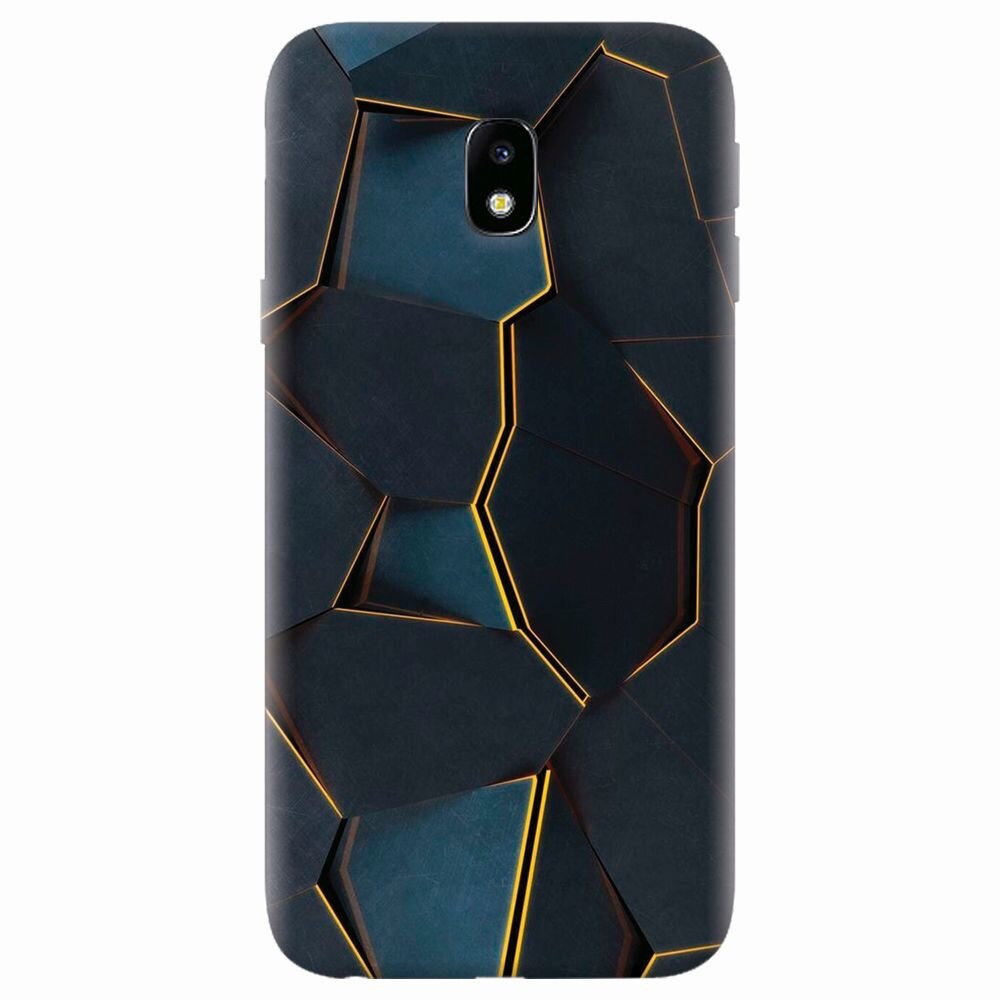 Husa silicon pentru Samsung Galaxy J7 2017, Abstract Draw