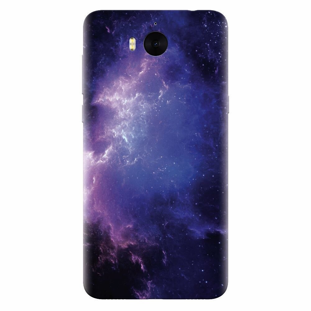 Husa silicon pentru Huawei Y6 2017, Purple Space Nebula