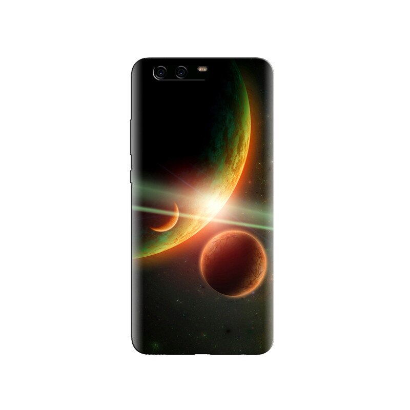 Husa Huawei P10 PLUS Green Planets Energy Cosmos Galaxies