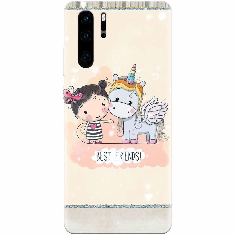 Husa silicon pentru Huawei P30 Pro, Best Friends
