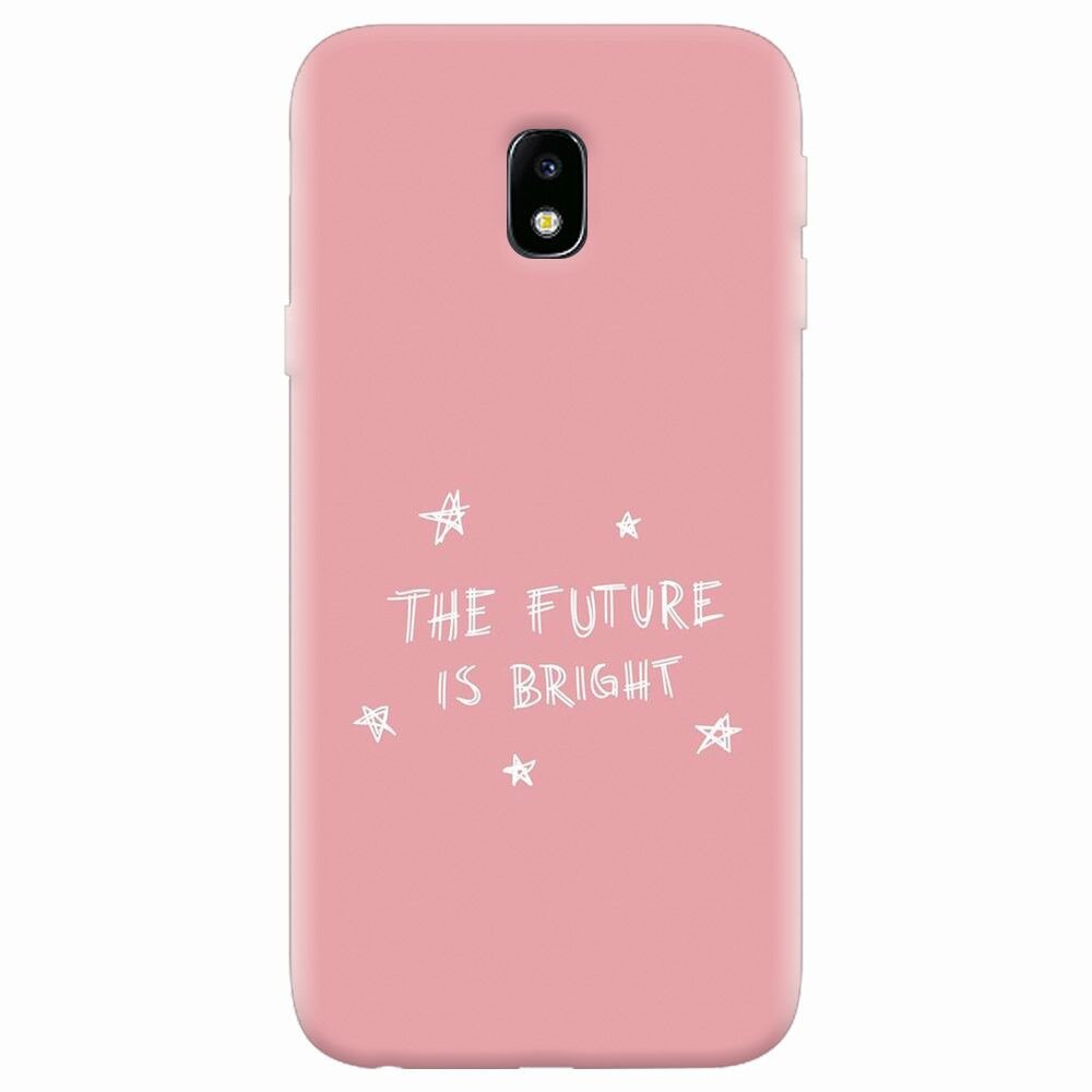 Husa silicon pentru Samsung Galaxy J7 2017, The Future Is Bright