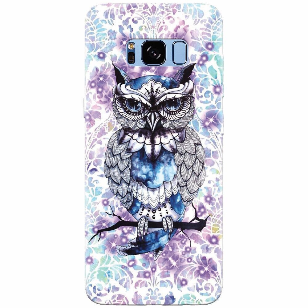 Husa silicon pentru Samsung Galaxy S8 Plus, Abstract Owl