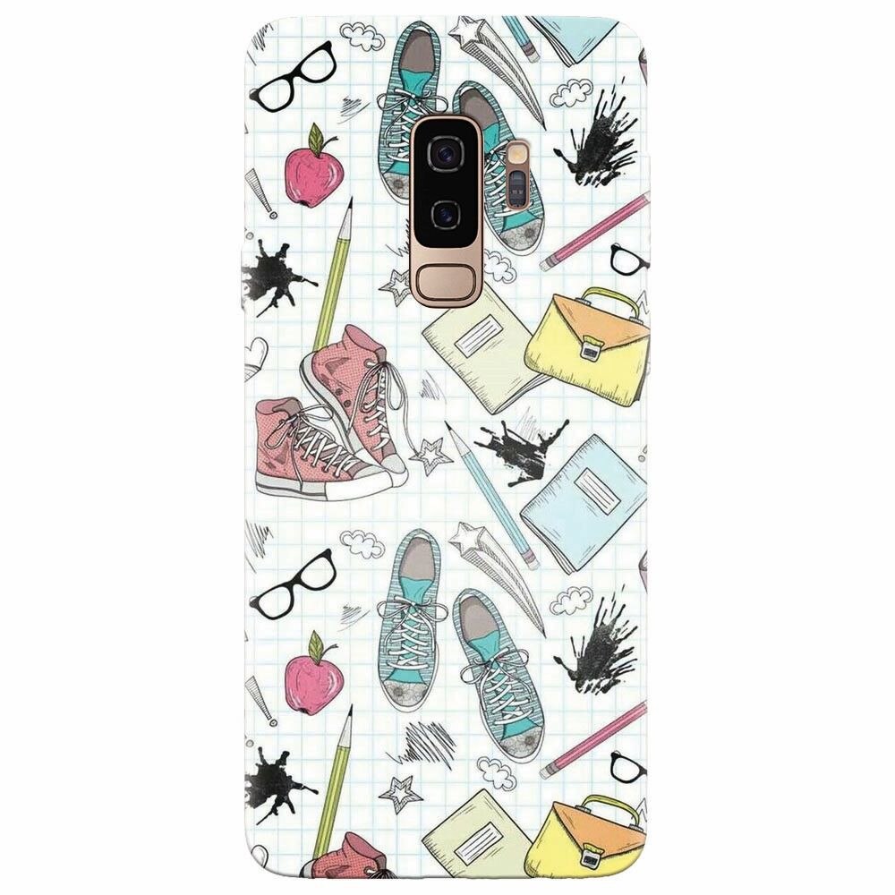Husa silicon pentru Samsung Galaxy S9 Plus, School