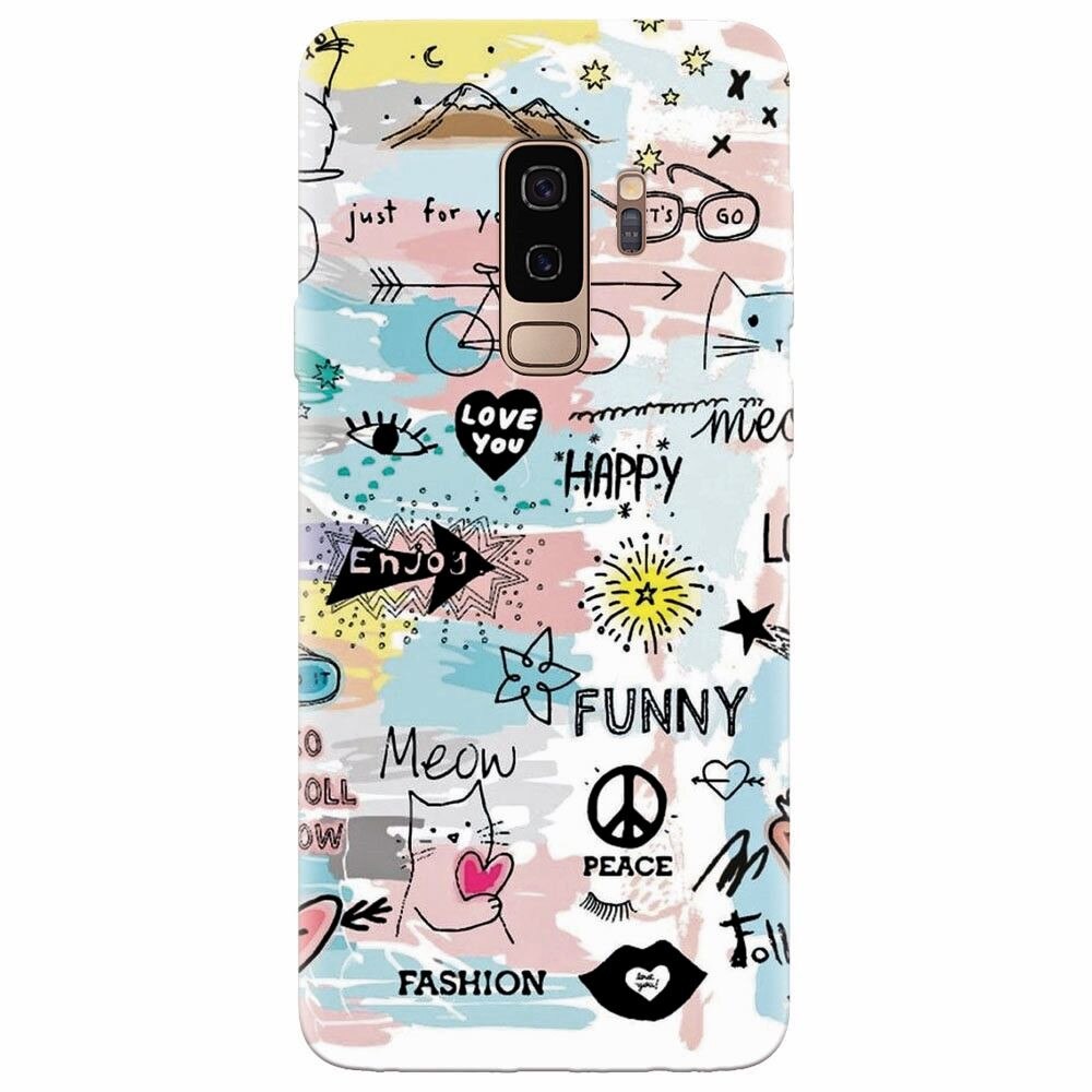 Husa silicon pentru Samsung Galaxy S9 Plus, Travel 101