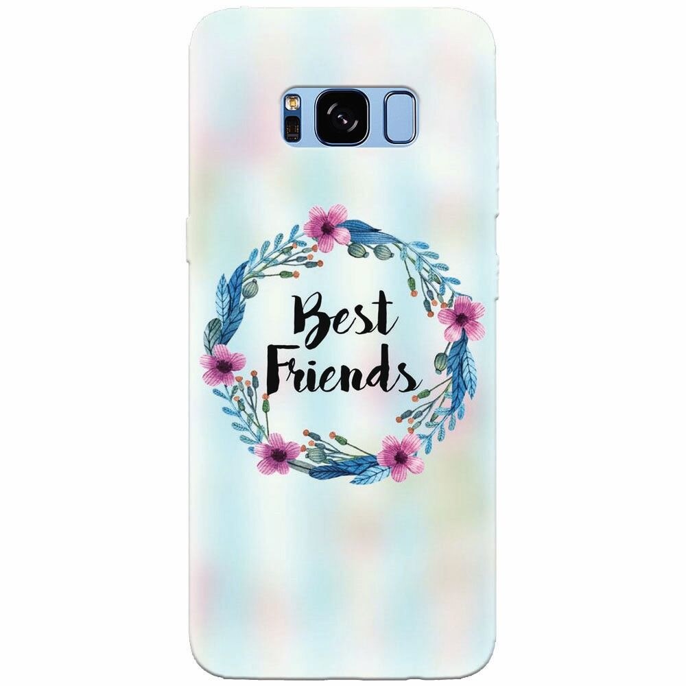 Husa silicon pentru Samsung Galaxy S8, Best Friends 001