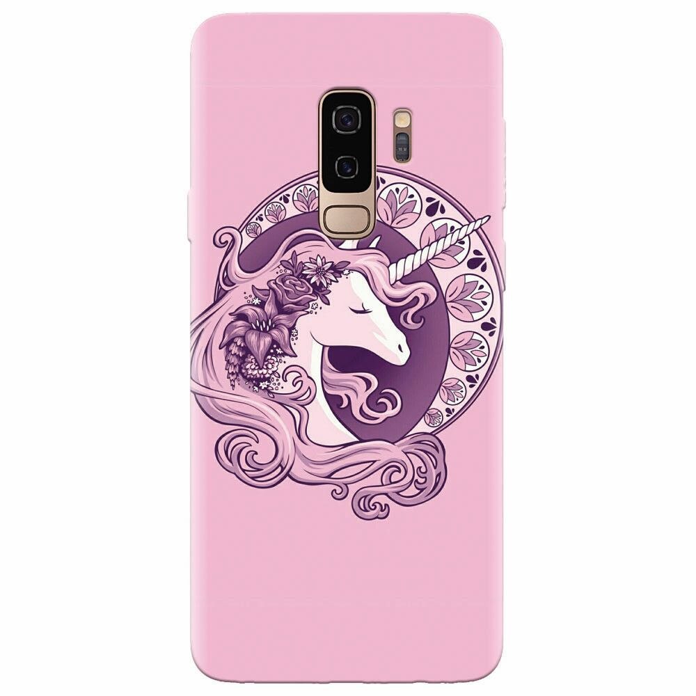 Husa silicon pentru Samsung Galaxy S9 Plus, Purple Unicorn