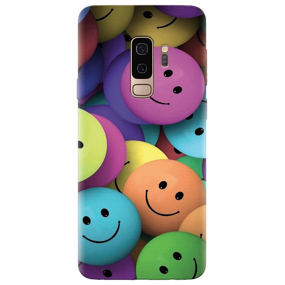 Husa silicon pentru Samsung Galaxy S9 Plus, Smiles