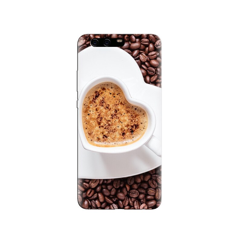 Husa Huawei P10 PLUS Grain Coffee Drink Heart