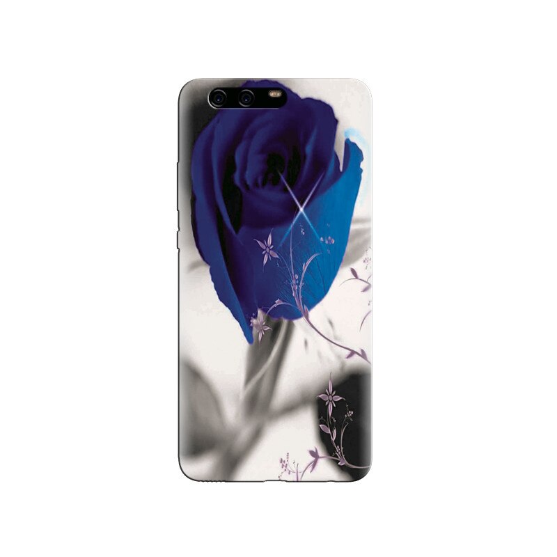 Husa Huawei P10 PLUS Happy Rose Day Images With Blue Rose