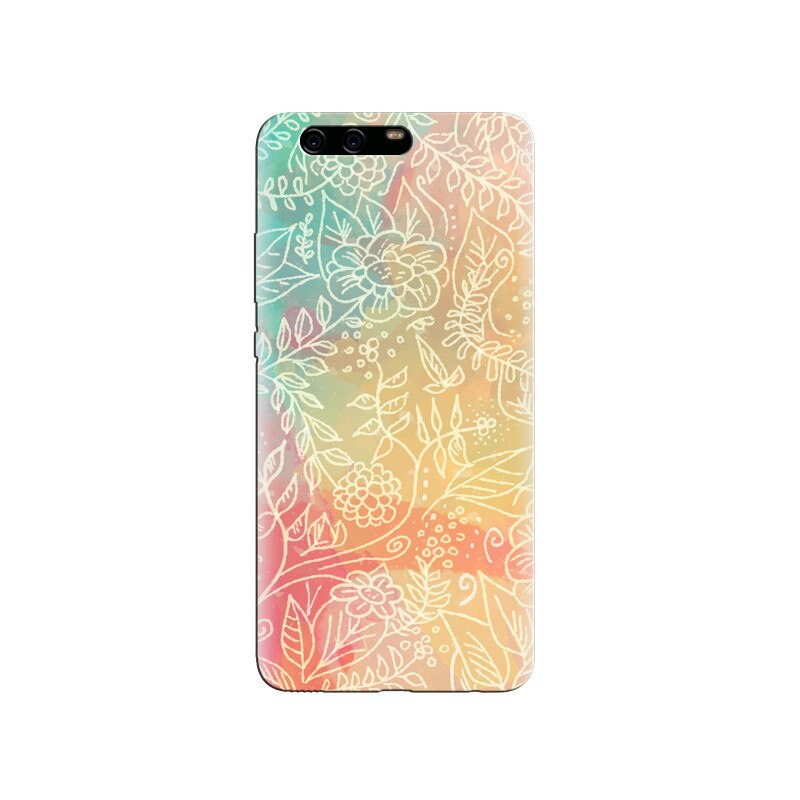 Husa Huawei P10 PLUS Hand Drawn Flowers