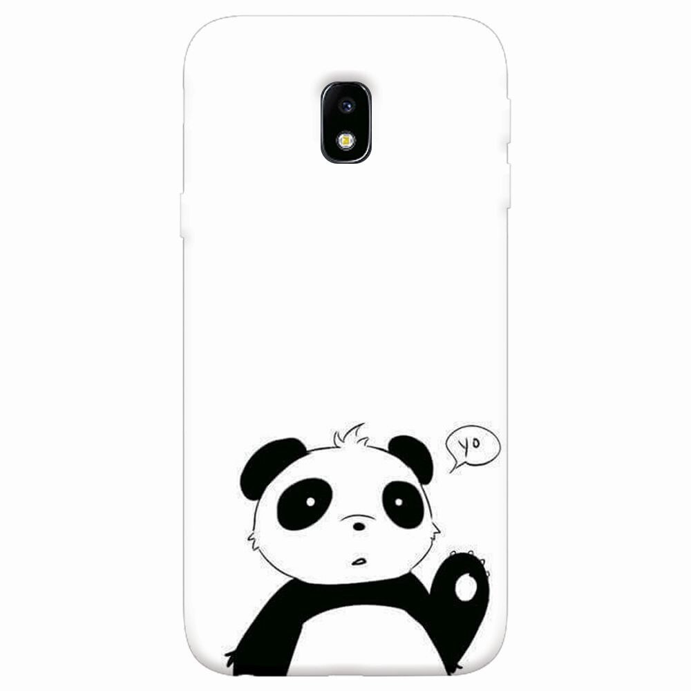 Husa silicon pentru Samsung Galaxy J7 Pro 2017, Panda Cellphone