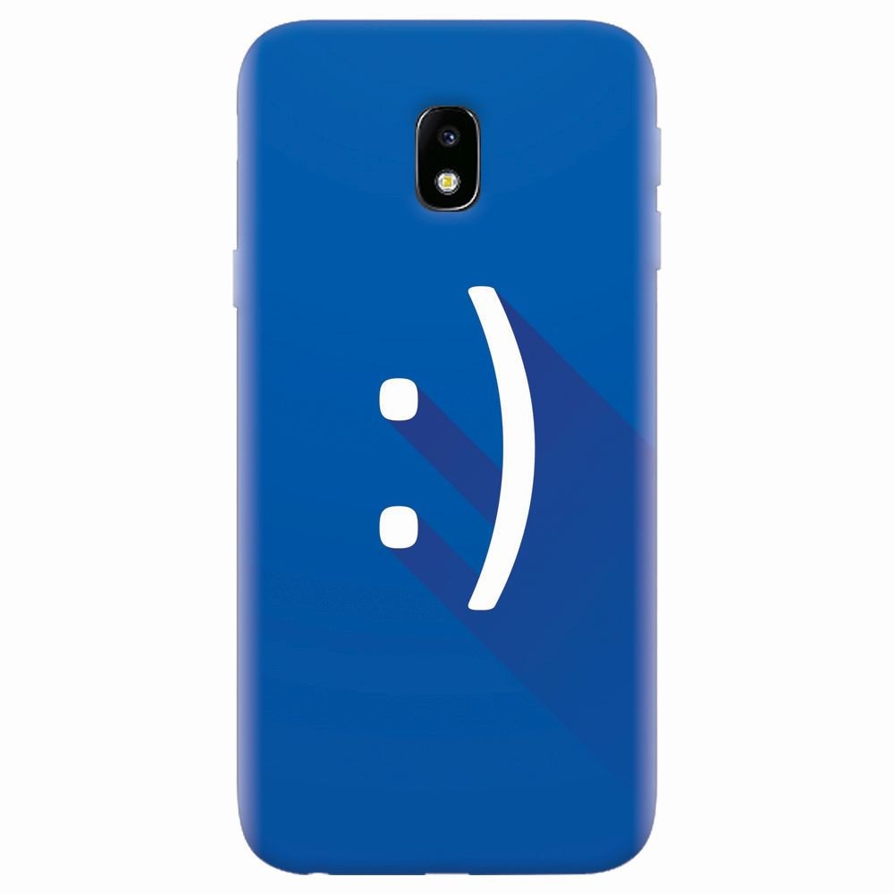 Husa silicon pentru Samsung Galaxy J7 Pro 2017, Smile