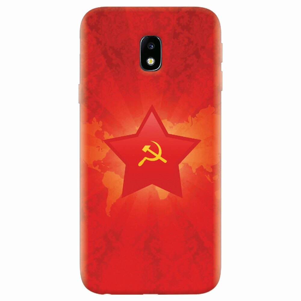 Husa silicon pentru Samsung Galaxy J7 Pro 2017, Soviet Union