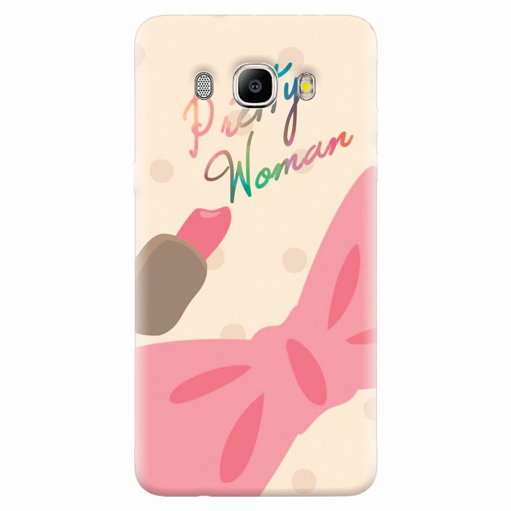 Husa silicon pentru Samsung Galaxy J7 2016, Cute Girly