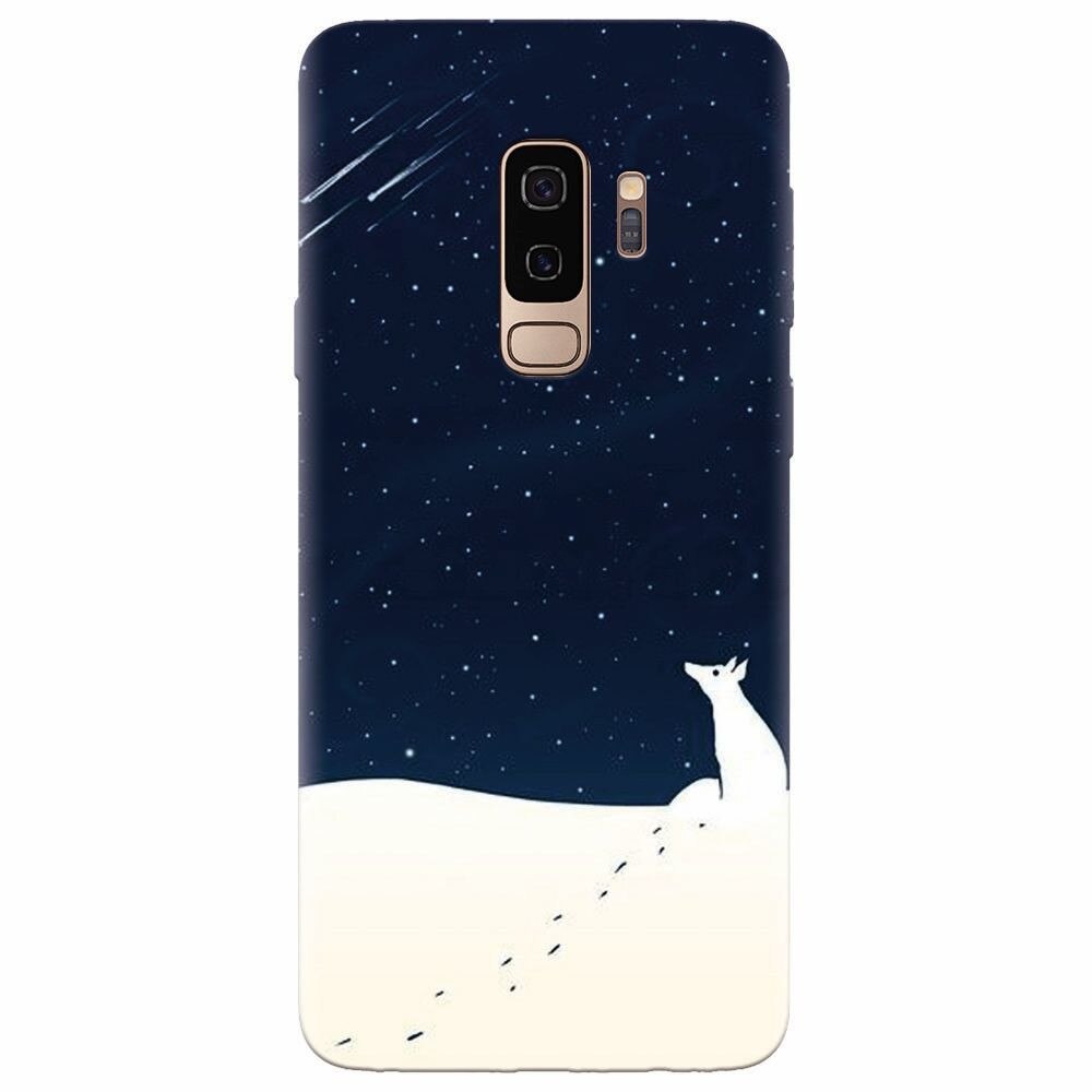 Husa silicon pentru Samsung Galaxy S9 Plus, Winter Night