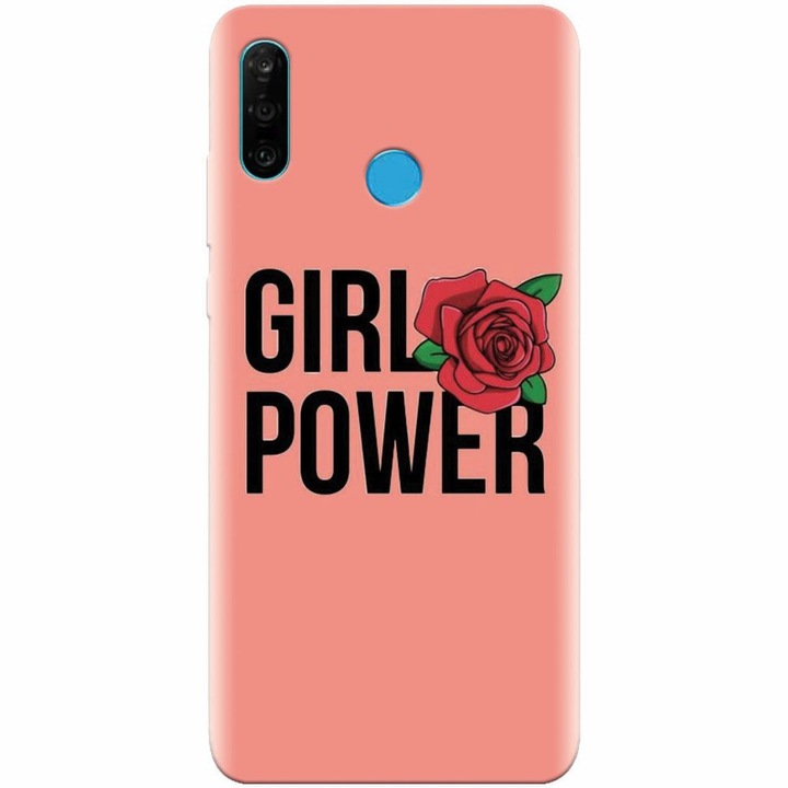 Husa silicon pentru Huawei P30 Lite, Girl Power 2