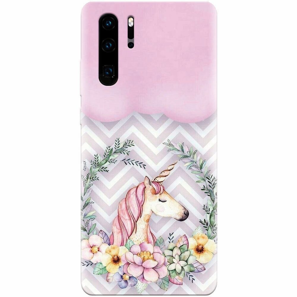 Husa silicon pentru Huawei P30 Pro, Aesthetic Unicorn