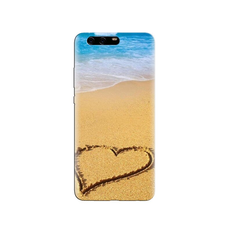 Husa Huawei P10 Love Heart On The Sand Valentines Surprise