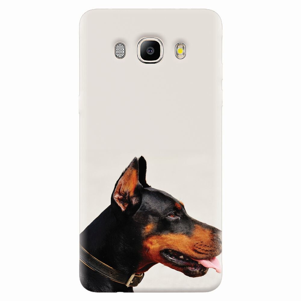 Husa silicon pentru Samsung Galaxy J7 2016, Doberman