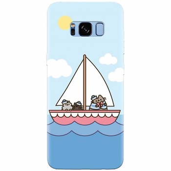 Husa silicon pentru Samsung Galaxy S8 Plus, Happy Sailors Husa silicon pentru Samsung Galaxy S8 Plus, Happy Sailors