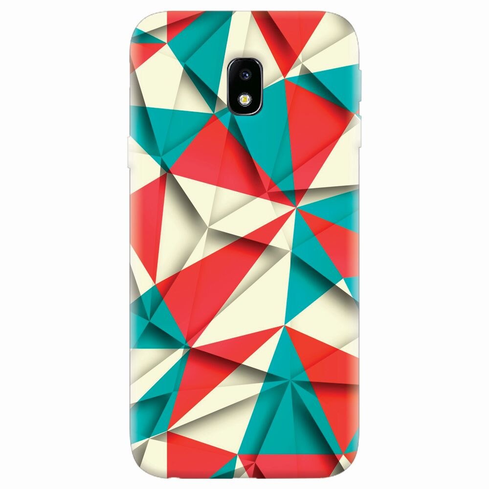 Husa silicon pentru Samsung Galaxy J7 Pro 2017, Abstract Vector
