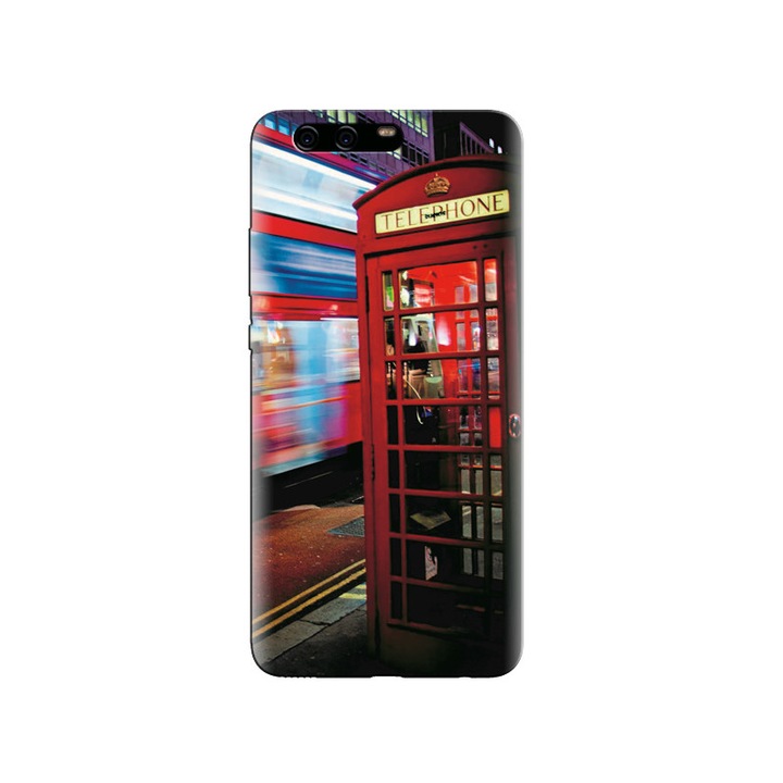 Калъф за Huawei P10 PLUS Снимки на Лондонска телефонна кабина