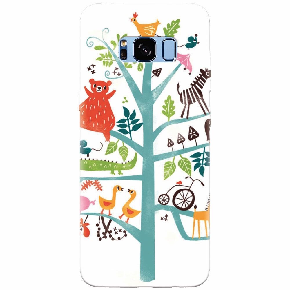 Husa silicon pentru Samsung Galaxy S8 Plus, Tree
