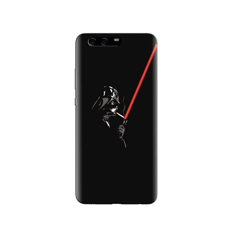 Husa Huawei P10 PLUS Man Smoking Cigarette With Black Background Pics