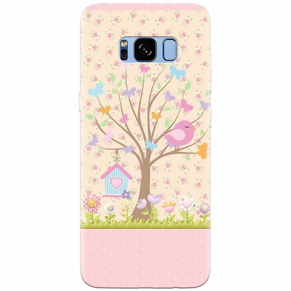 Husa silicon pentru Samsung Galaxy S8, Cute Birdhouse