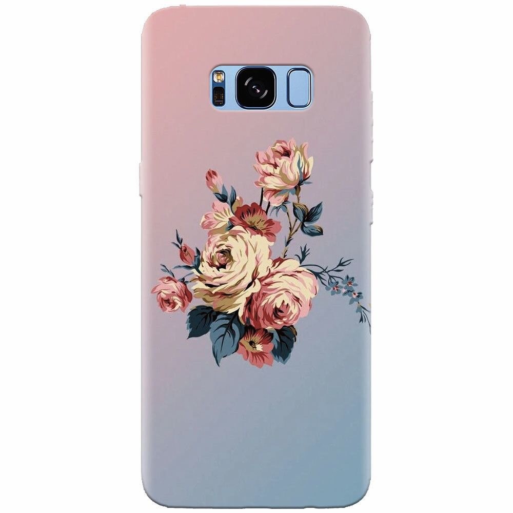Husa silicon pentru Samsung Galaxy S8, Roses