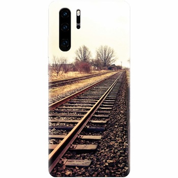 Husa silicon pentru Huawei P30 Pro, Railroad Husa silicon pentru Huawei P30 Pro, Railroad