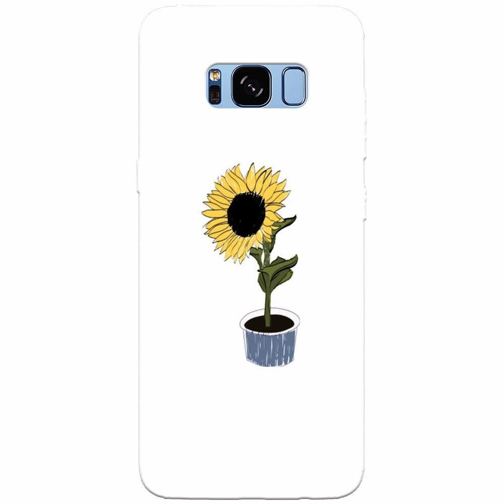 Husa silicon pentru Samsung Galaxy S8 Plus, Sun Flower