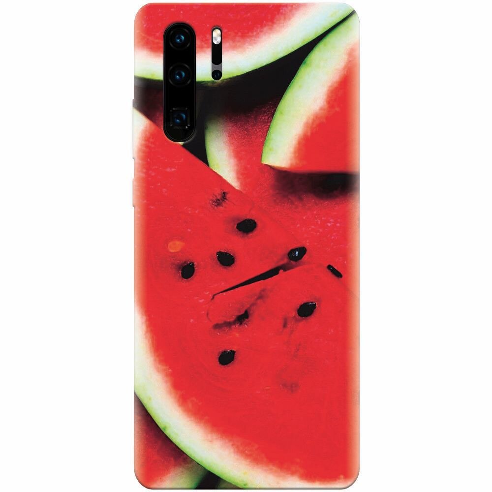 Husa silicon pentru Huawei P30 Pro, S Of Watermelon Slice