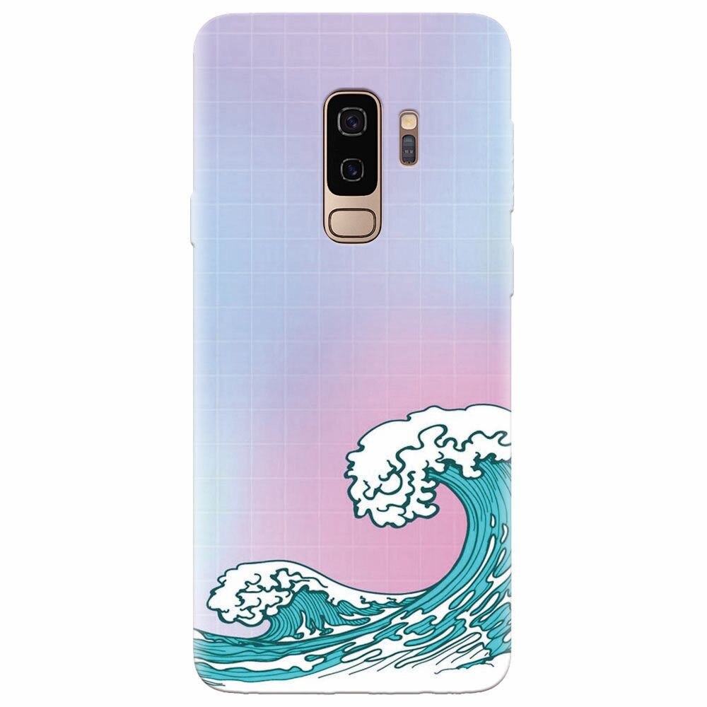 Husa silicon pentru Samsung Galaxy S9 Plus, Waves