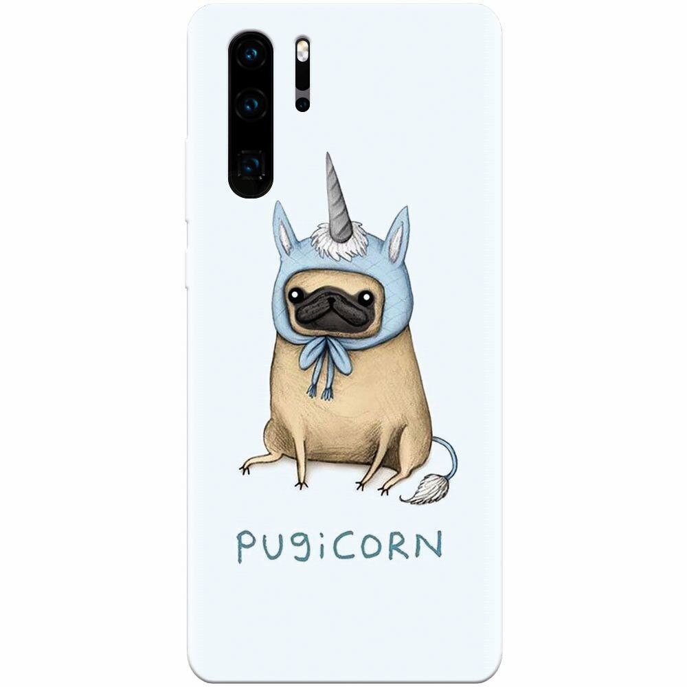 Husa silicon pentru Huawei P30 Pro, Pugicorn