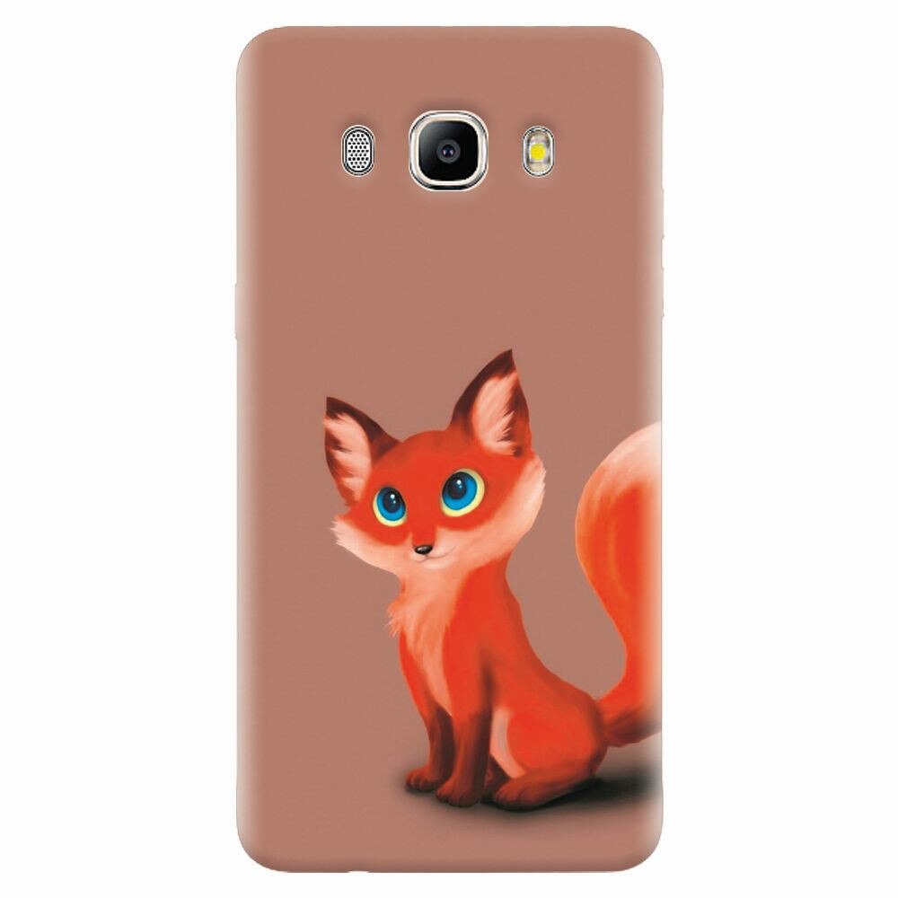 Husa silicon pentru Samsung Galaxy J7 2016, Fox Cartoon Animal And