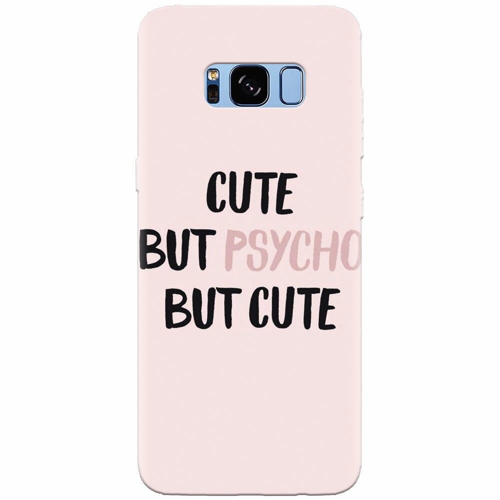 Husa silicon pentru Samsung Galaxy S8, Cute But Psycho