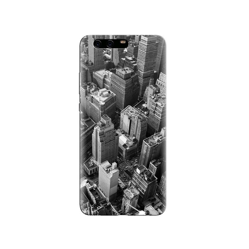 Husa Huawei P10 Looking Down New York City Grayscale