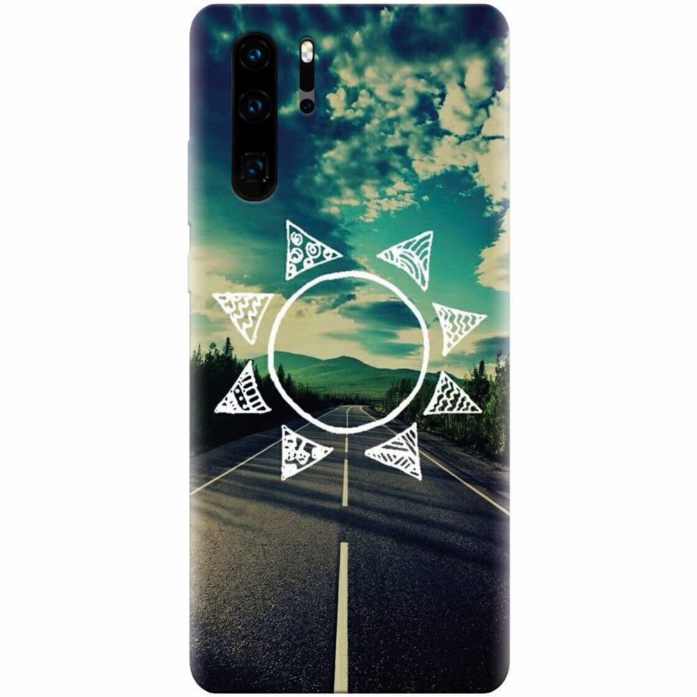 Husa silicon pentru Huawei P30 Pro, Sun On The Road