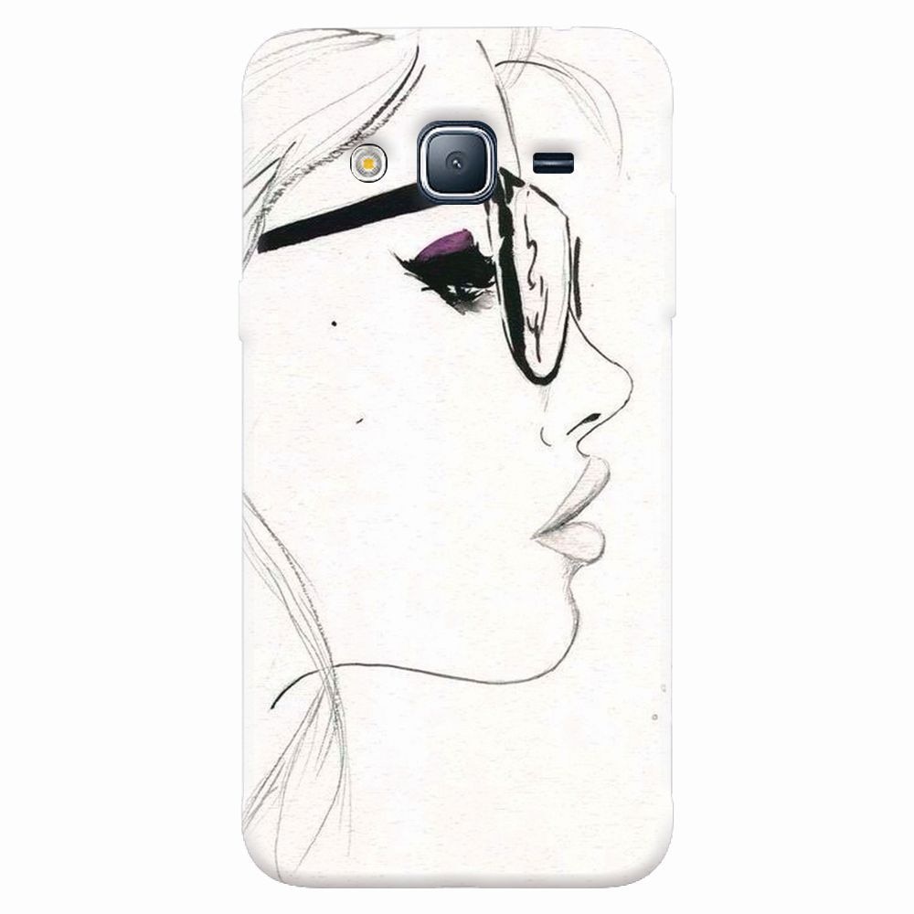 Husa silicon pentru Samsung Galaxy J7 2015, Girl Face