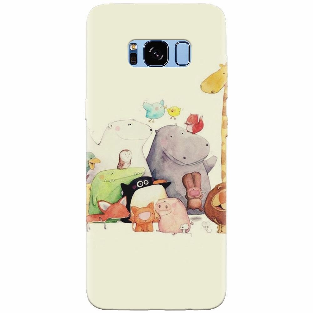 Husa silicon pentru Samsung Galaxy S8, Cute Cartoon Animals